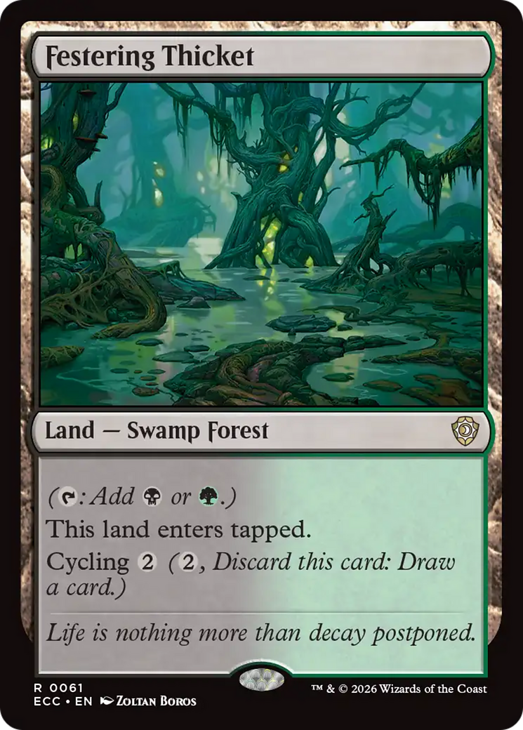 Festering Thicket [Lorwyn Eclipsed Commander] | Good Games Morley