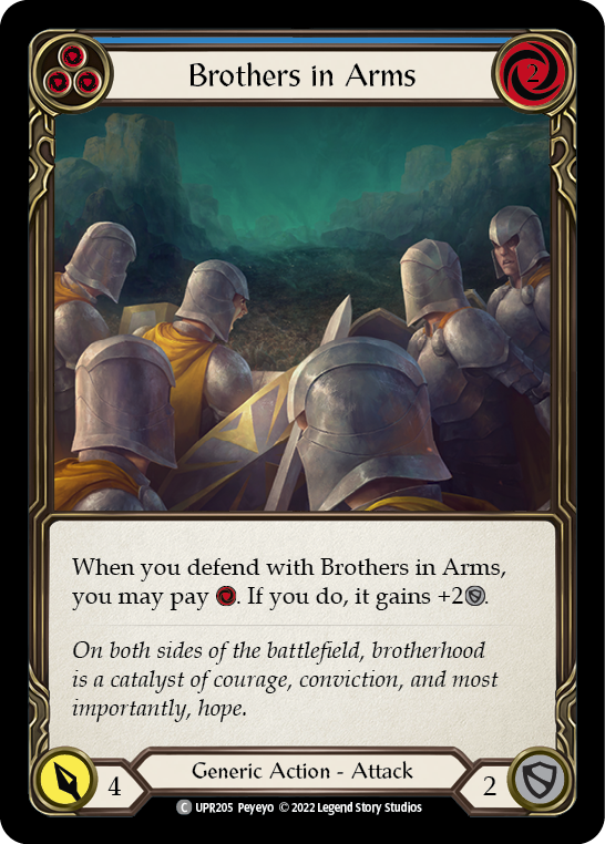 Brothers in Arms (Blue) [UPR205] (Uprising) | Good Games Morley