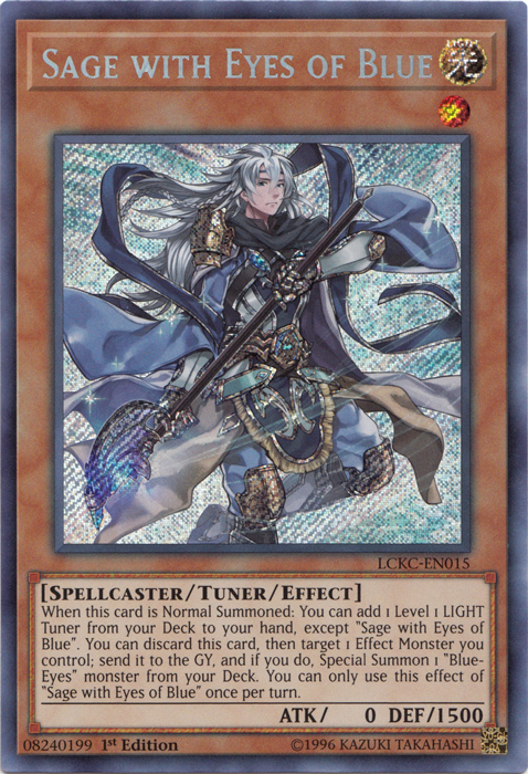 Sage with Eyes of Blue [LCKC-EN015] Secret Rare | Good Games Morley