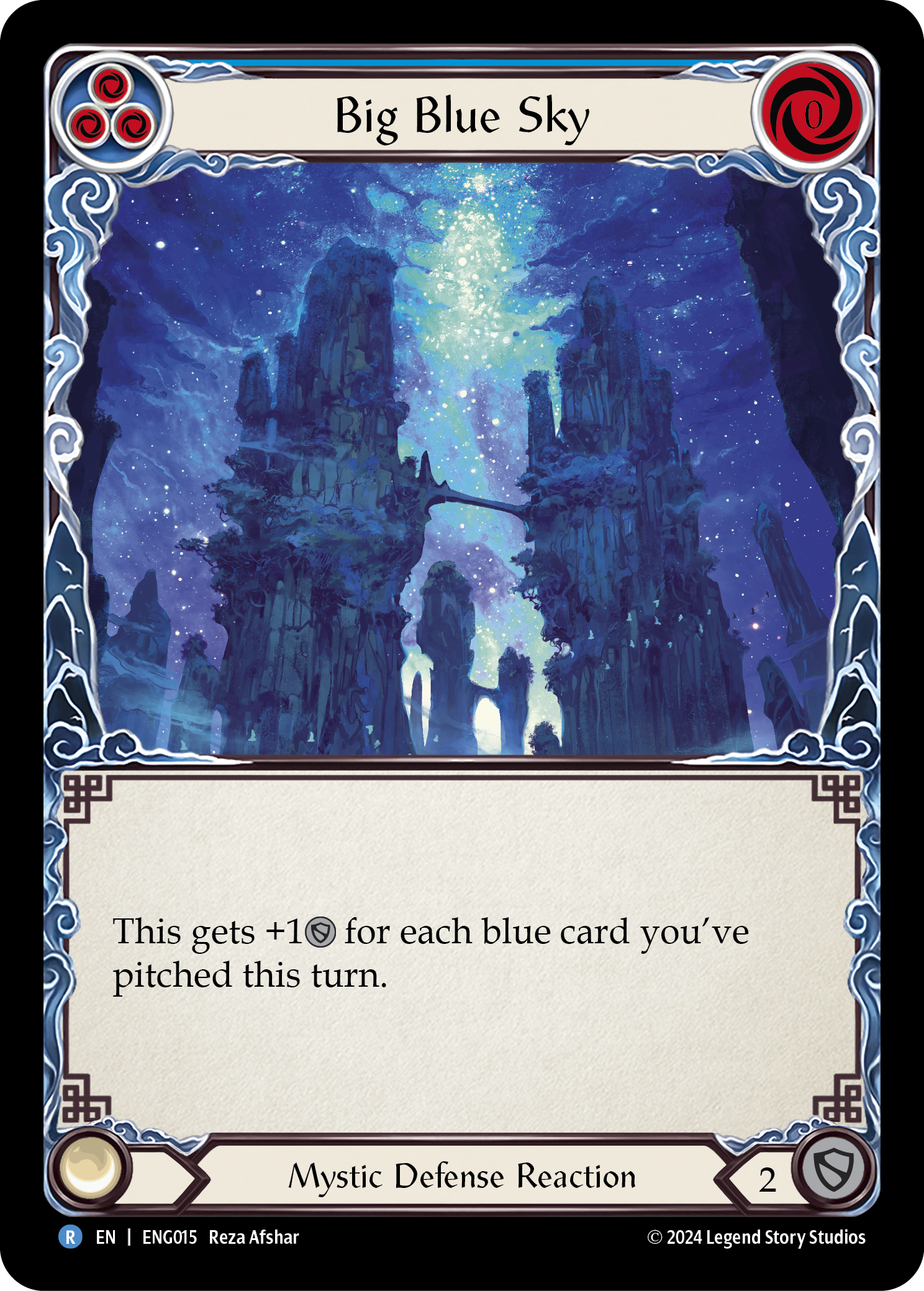 Big Blue Sky [ENG015] (Part the Mistveil Enigma Blitz Deck) | Good Games Morley