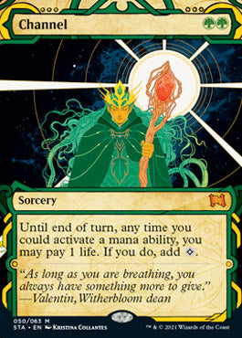 Channel (Foil Etched) [Strixhaven: School of Mages Mystical Archive] | Good Games Morley