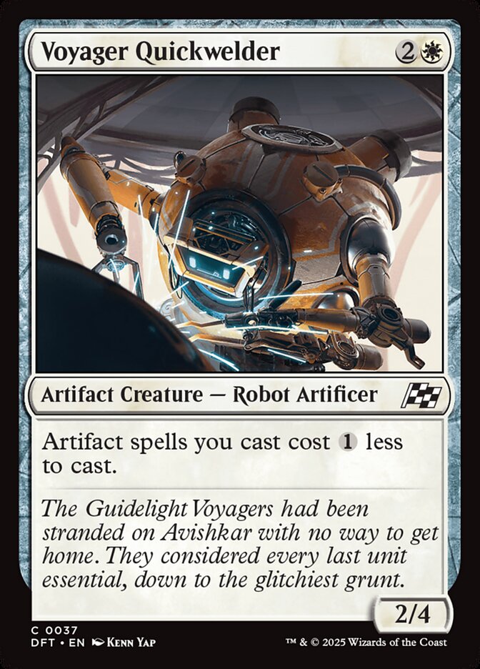 Voyager Quickwelder 37 (Aetherdrift)  - Foil | Good Games Morley
