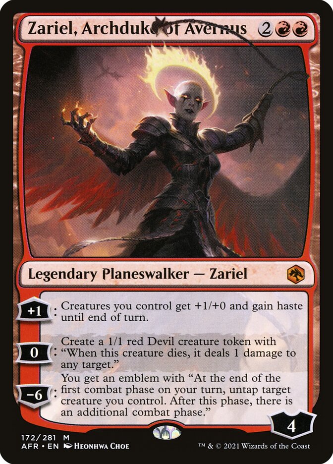 Zariel Archduke of Avernus 172 (Adventures in the Forgotten Realms)  - Foil | Good Games Morley
