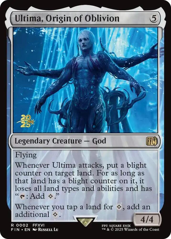 Ultima Origin of Oblivion 2s/116 (Prerelease Cards)  - Foil | Good Games Morley