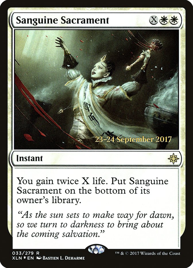 Sanguine Sacrament [Ixalan Prerelease Promos] | Good Games Morley