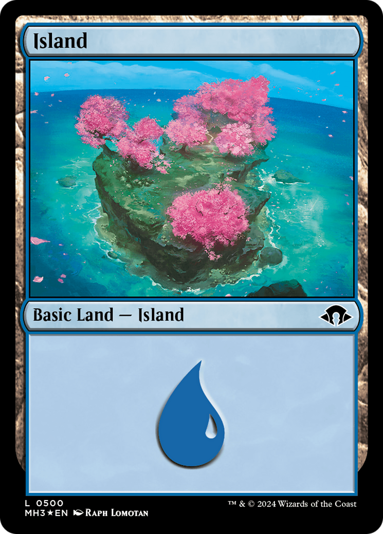 Island (0500) (Ripple Foil) [Modern Horizons 3] | Good Games Morley