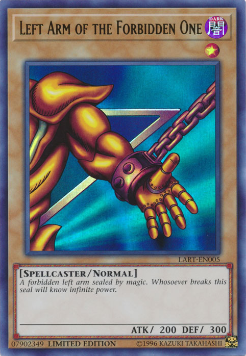 Left Arm of the Forbidden One [LART-EN005] Ultra Rare | Good Games Morley