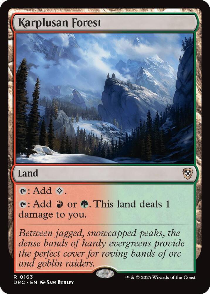 Karplusan Forest 163 (Commander: Aetherdrift)  | Good Games Morley