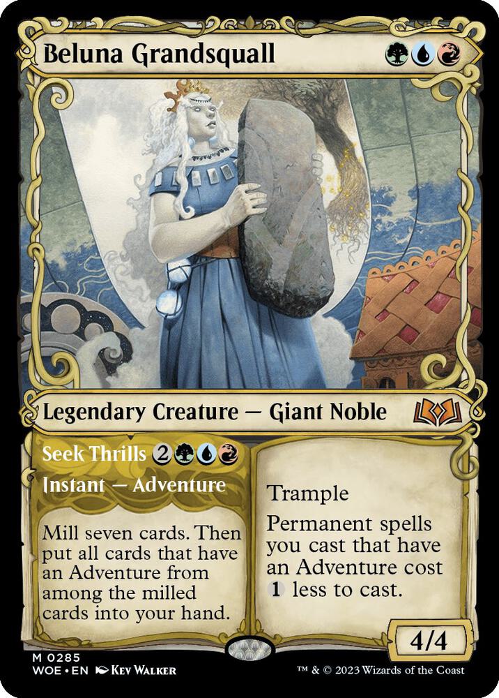 Beluna Grandsquall // Seek Thrills 285 (Wilds of Eldraine)  - Showcase | Good Games Morley