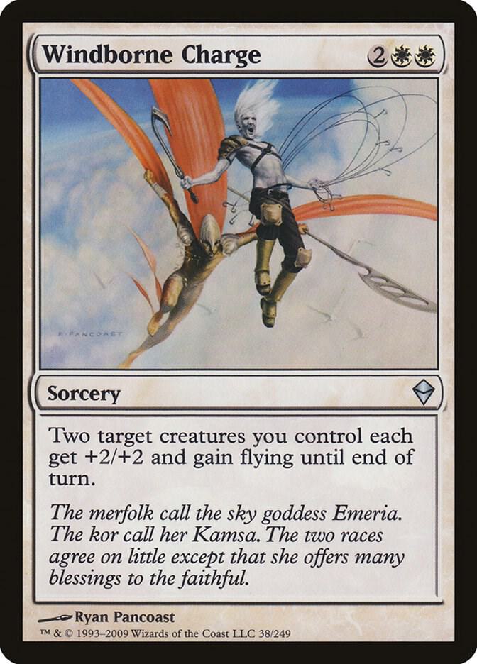 Windborne Charge 38/249 (Zendikar)  - Foil | Good Games Morley