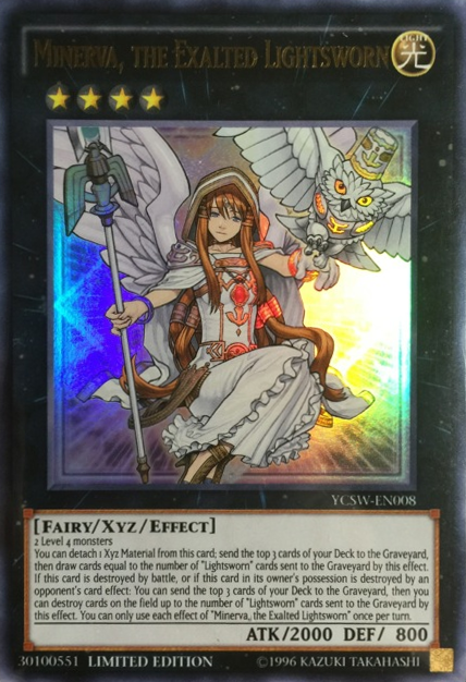 Minerva, the Exalted Lightsworn [YCSW-EN008] Ultra Rare | Good Games Morley