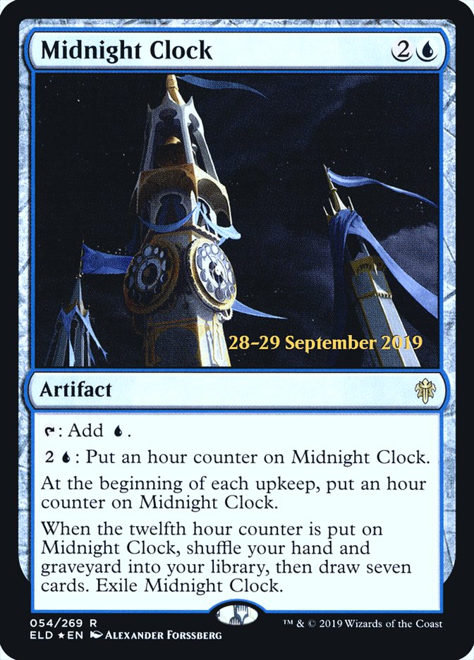 Midnight Clock [Throne of Eldraine Prerelease Promos] | Good Games Morley