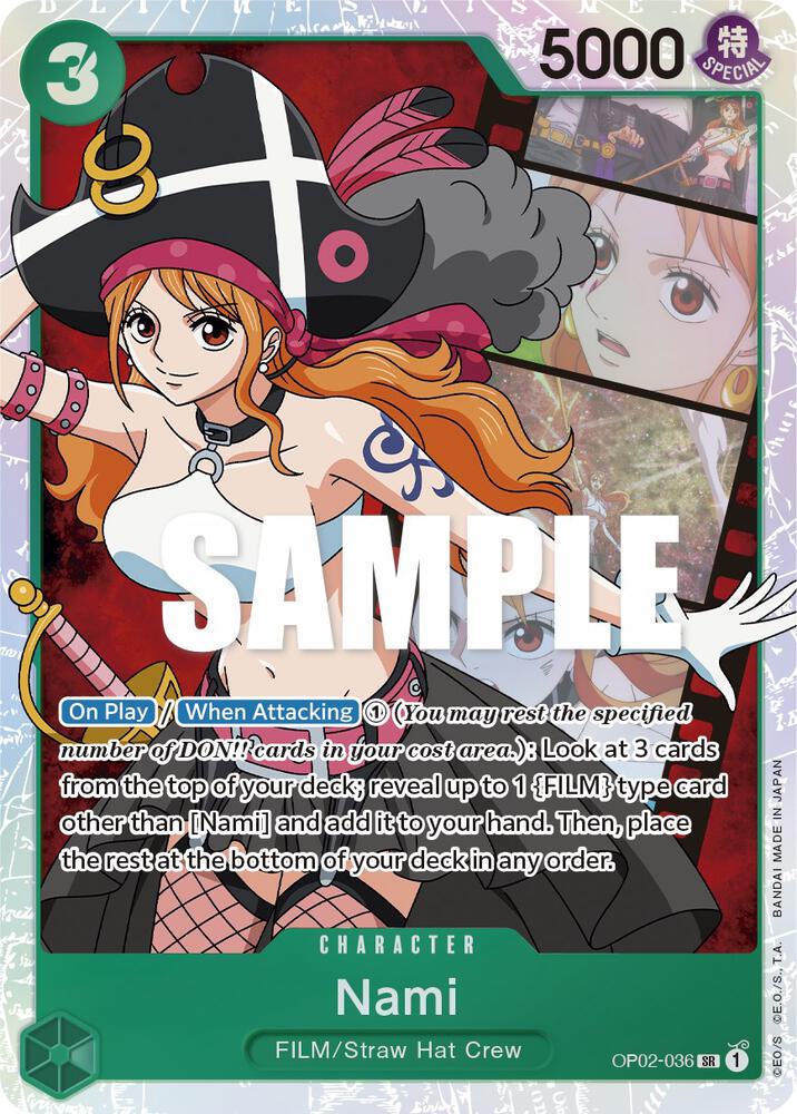 Nami OP02-036 (Paramount War)  - Foil | Good Games Morley