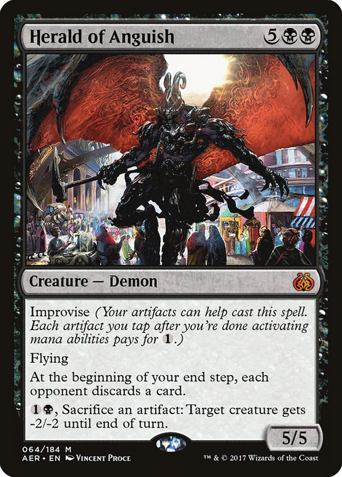 Herald of Anguish 64/184 (Aether Revolt)  - Foil | Good Games Morley