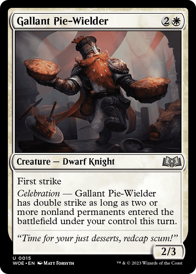 Gallant Pie-Wielder [Wilds of Eldraine] | Good Games Morley