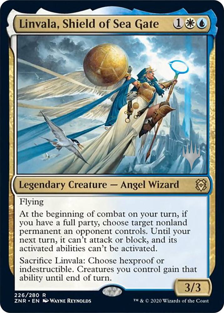 Linvala Shield of Sea Gate 226p/169 (Promo Pack: Zendikar Rising)  | Good Games Morley