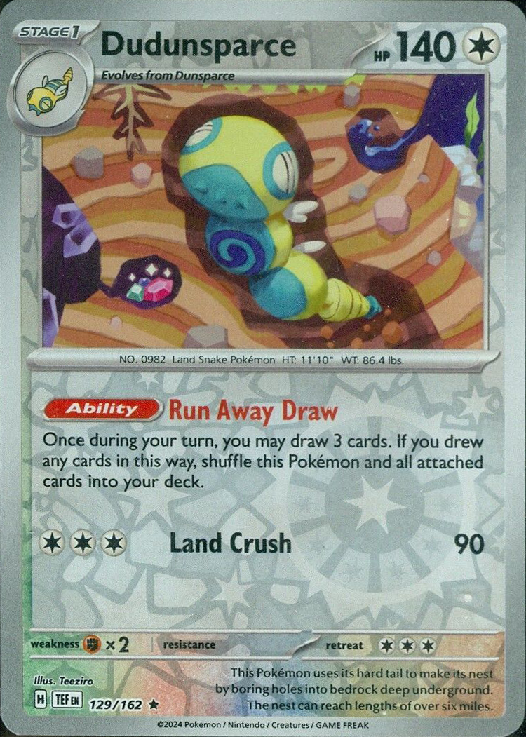 Dudunsparce (129/162) [Scarlet & Violet: Temporal Forces] | Good Games Morley