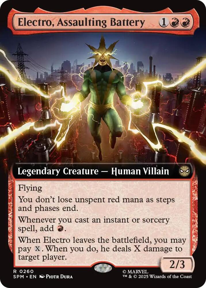 Electro, Assaulting Battery 260 (Marvel's Spider-Man)  - Extended Art | Good Games Morley