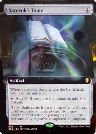 Sarevok's Tome (Extended Art) [Commander Legends: Battle for Baldur's Gate] | Good Games Morley