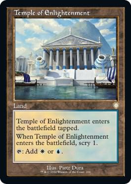 Temple of Enlightenment Retro Frame 206/40 (Commander: The Brothers' War)  | Good Games Morley