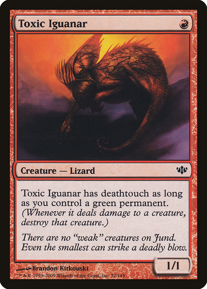 Toxic Iguanar 72/145 (Conflux)  | Good Games Morley