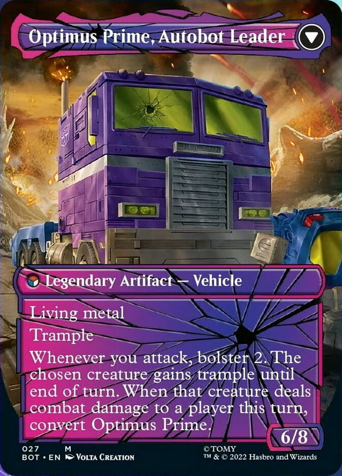 Optimus Prime, Hero // Optimus Prime, Autobot Leader (Shattered Glass) [Transformers] | Good Games Morley