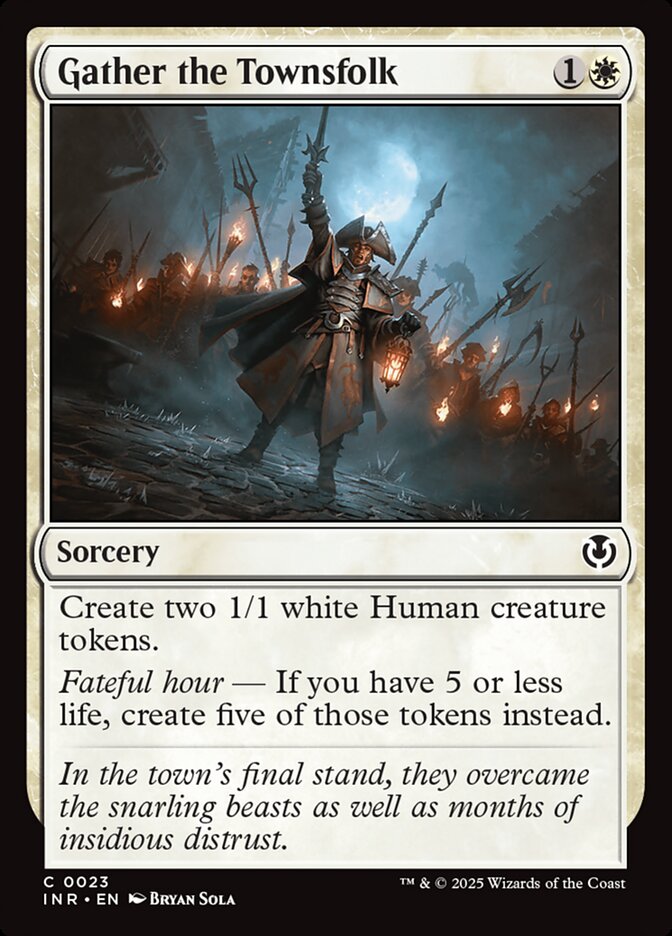 Gather the Townsfolk 23 (Innistrad Remastered)  - Foil | Good Games Morley
