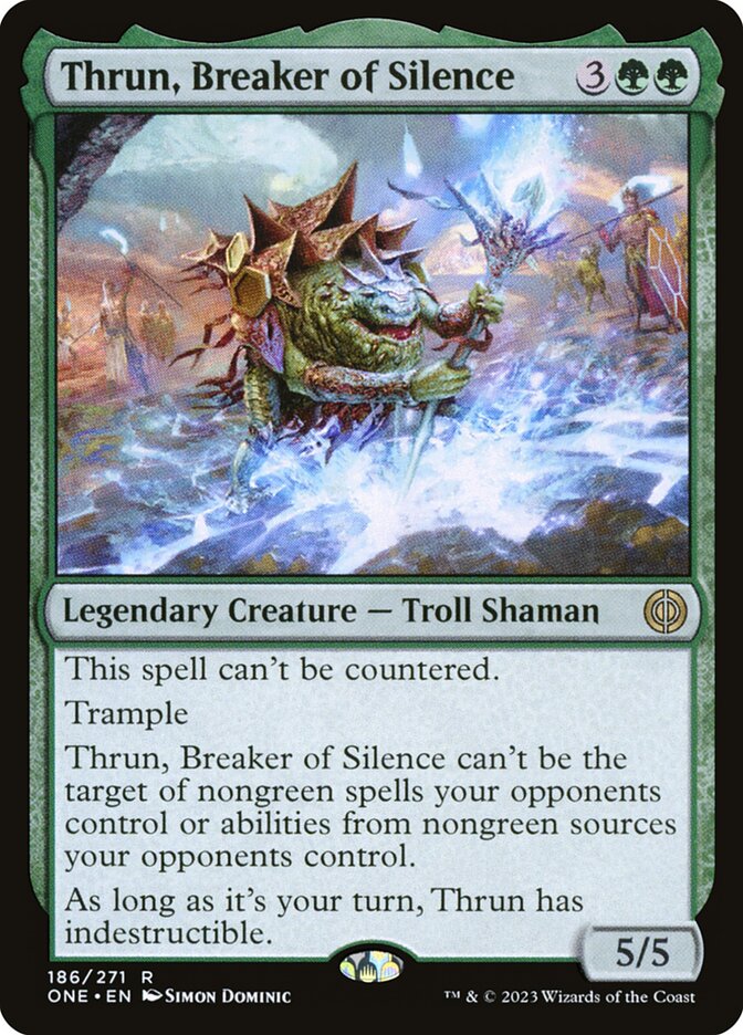Thrun, Breaker of Silence 186/271 (Phyrexia: All Will Be One)  | Good Games Morley