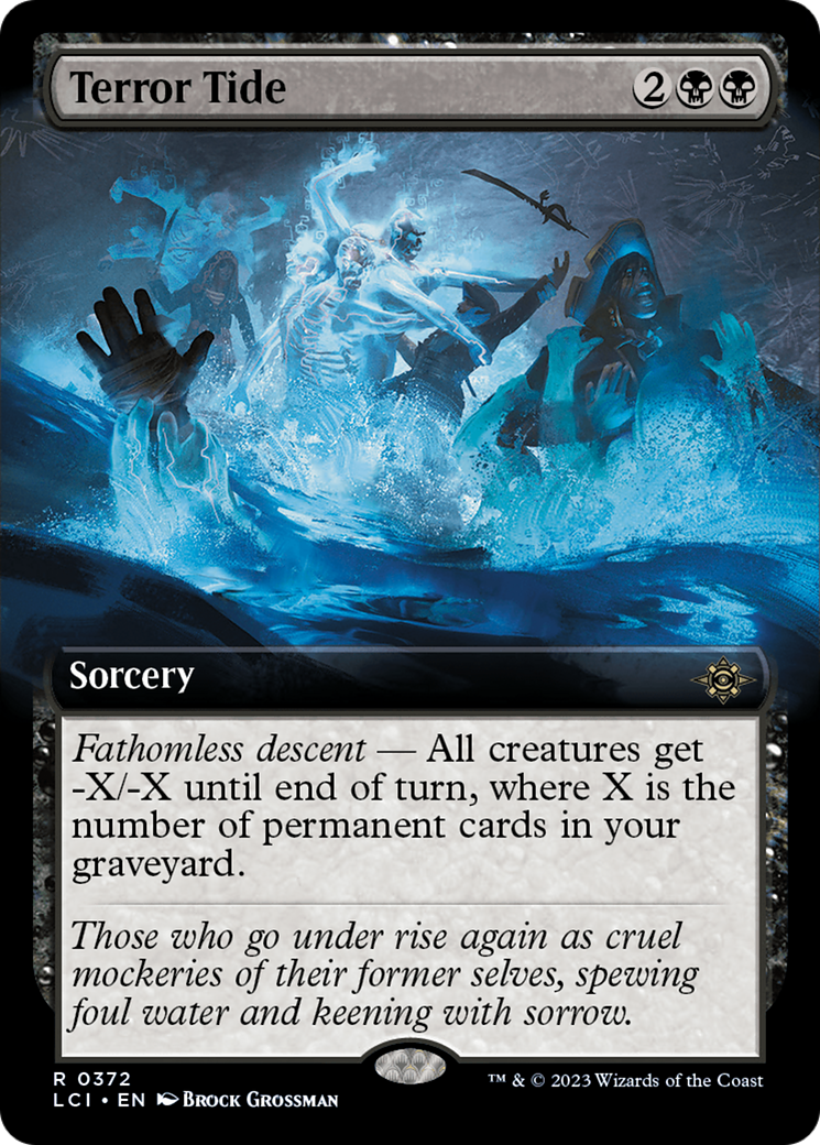 Terror Tide (Extended Art) [The Lost Caverns of Ixalan] | Good Games Morley