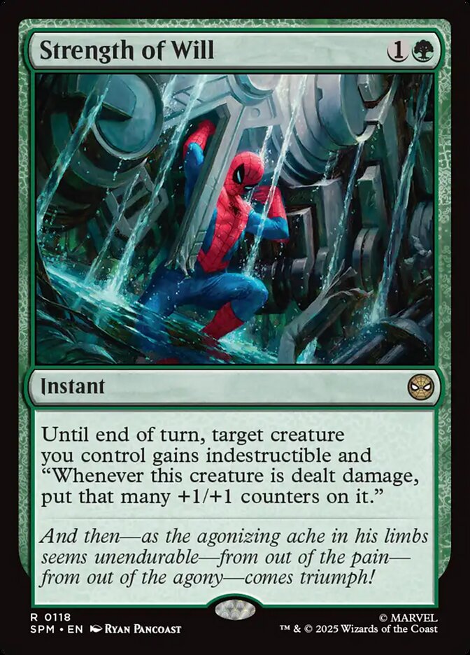 Strength of Will 118/198 (Marvel's Spider-Man)  | Good Games Morley
