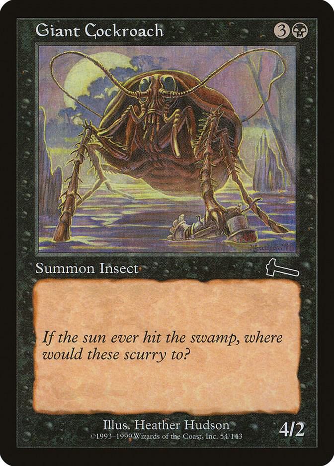 Giant Cockroach 54/143 (Urza's Legacy)  - Foil | Good Games Morley
