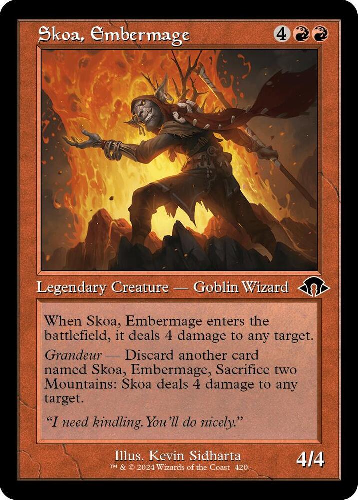 Skoa, Embermage 420/319 (Modern Horizons 3)  - Retro Foil | Good Games Morley