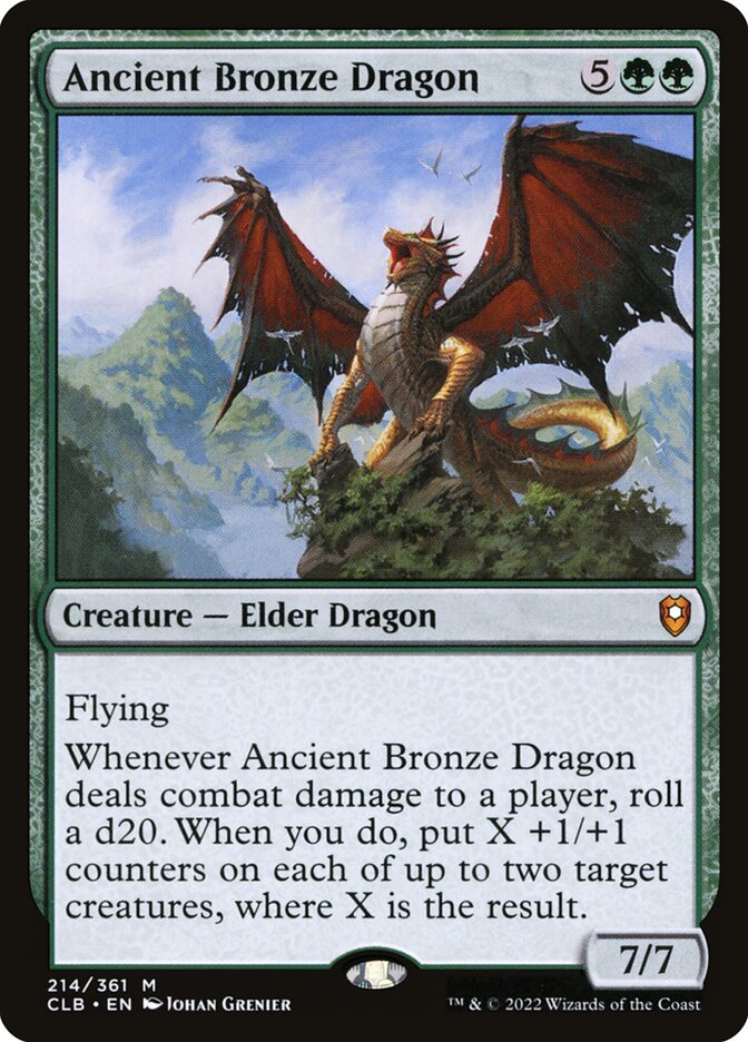 Ancient Bronze Dragon 214 (Commander Legends: Battle for Baldur's Gate)  | Good Games Morley