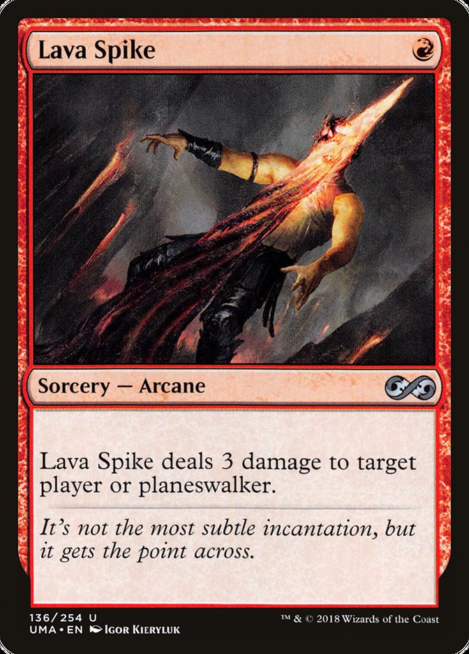 Lava Spike 136/254 (Ultimate Masters)  - Foil | Good Games Morley
