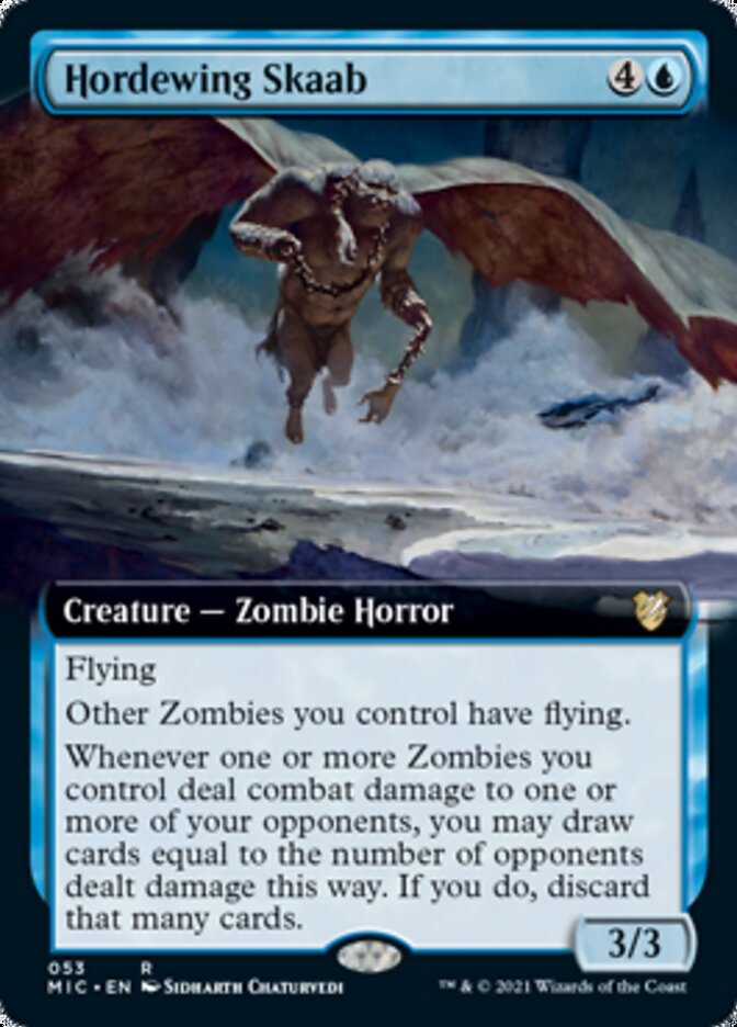 Hordewing Skaab (Extended Art) [Innistrad: Midnight Hunt Commander] | Good Games Morley