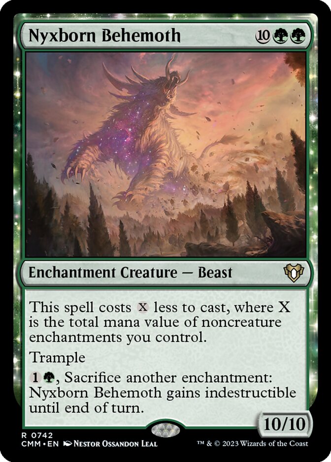 Nyxborn Behemoth 742 (Commander Masters)  | Good Games Morley