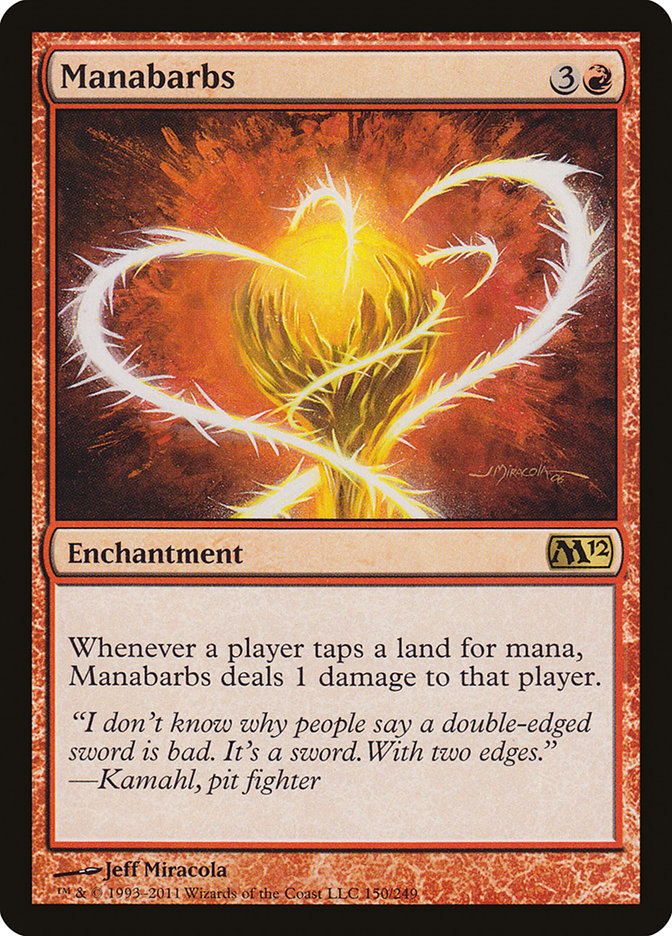 Manabarbs 150/249 (Magic 2012 (M12))  - Foil | Good Games Morley