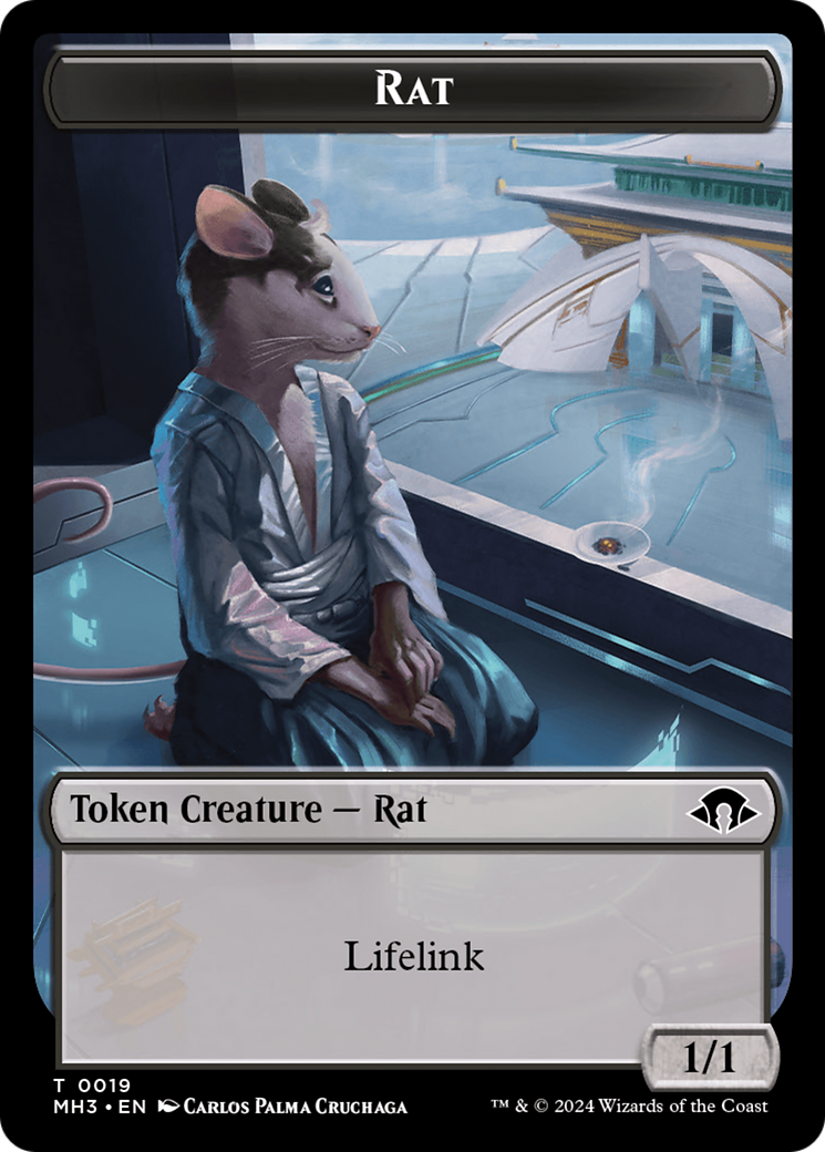 Rat Token [Modern Horizons 3 Tokens] | Good Games Morley