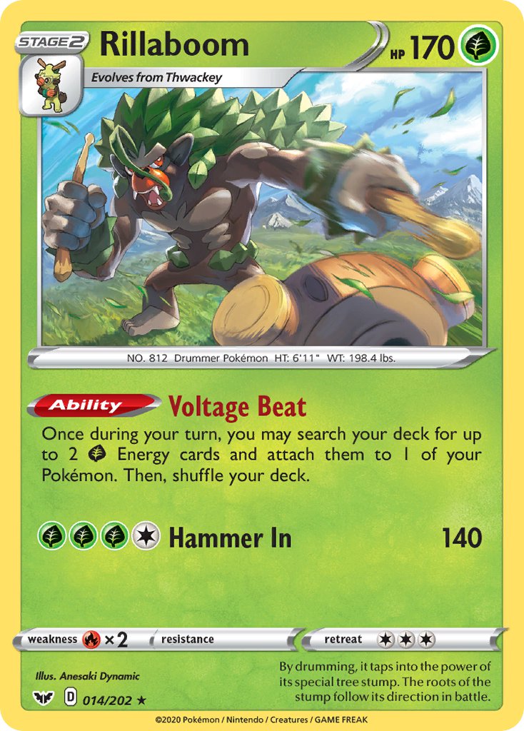 Rillaboom (014/202) (Theme Deck Exclusive) [Sword & Shield: Base Set] | Good Games Morley
