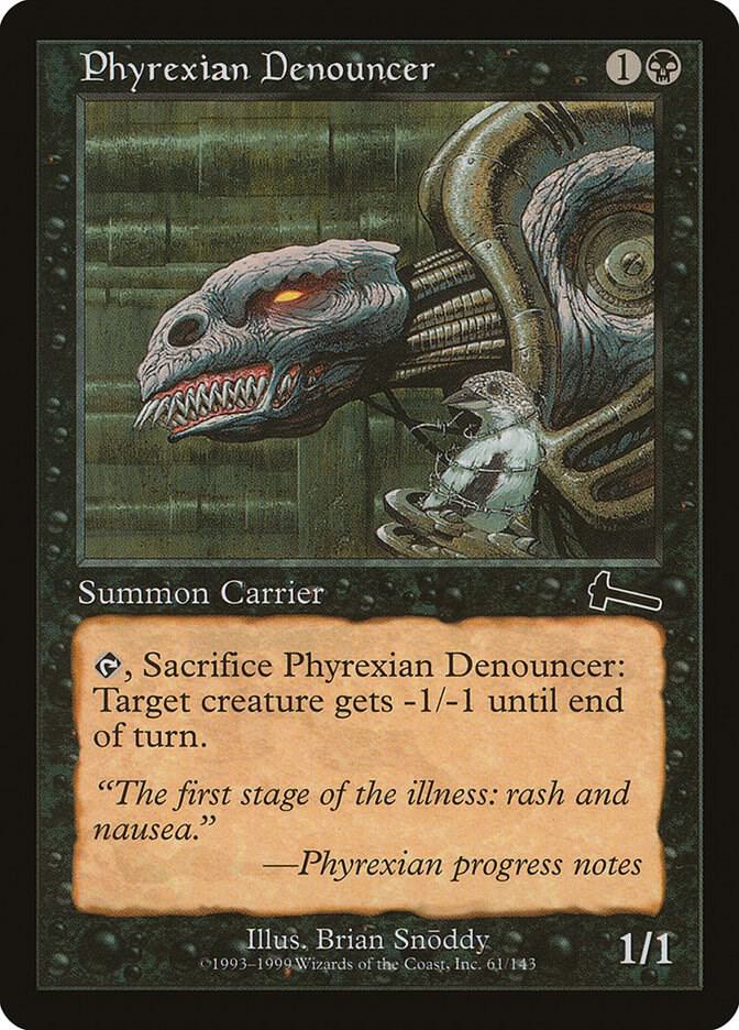 Phyrexian Denouncer 61/143 (Urza's Legacy)  - Foil | Good Games Morley