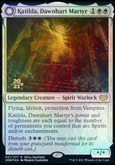 Katilda, Dawnhart Martyr // Katilda's Rising Dawn [Innistrad: Crimson Vow Prerelease Promos] | Good Games Morley