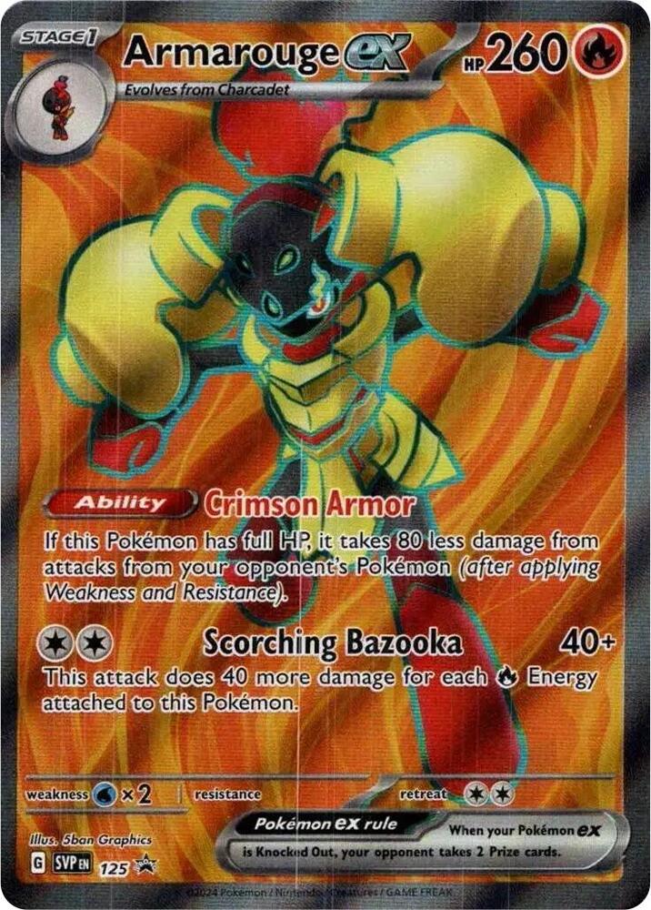 Armarouge ex 125 (SV: Scarlet & Violet Promo Cards)  - Holofoil | Good Games Morley