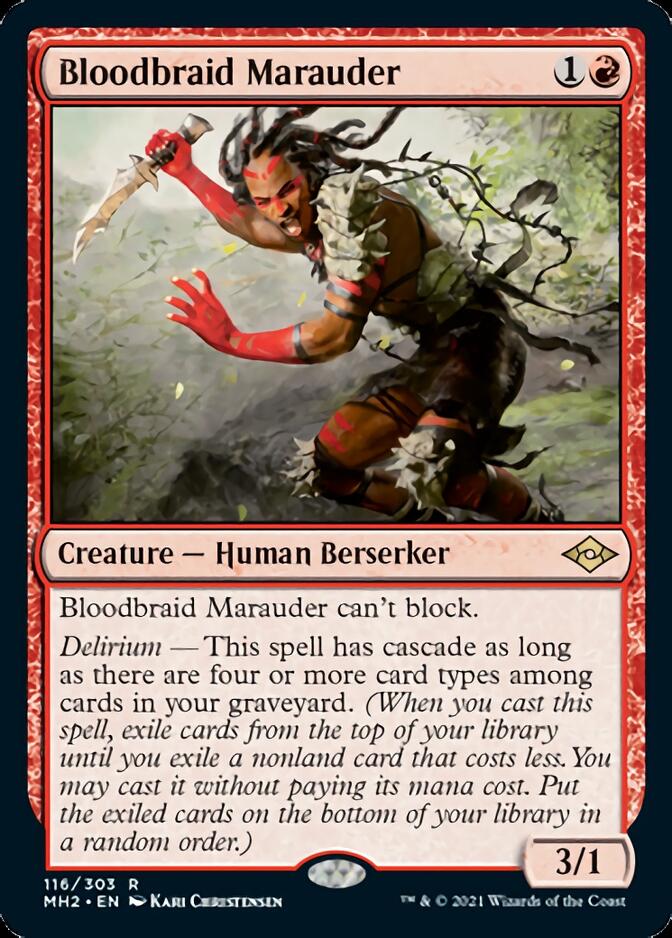 Bloodbraid Marauder [Modern Horizons 2] | Good Games Morley