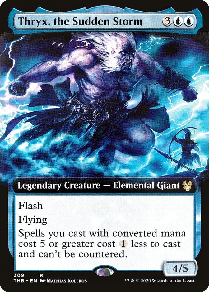 Thryx, the Sudden Storm (Extended Art) [Theros Beyond Death] | Good Games Morley