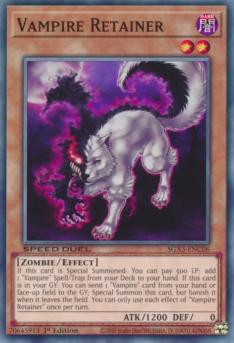 Vampire Retainer [SGX3-ENC06] Common | Good Games Morley