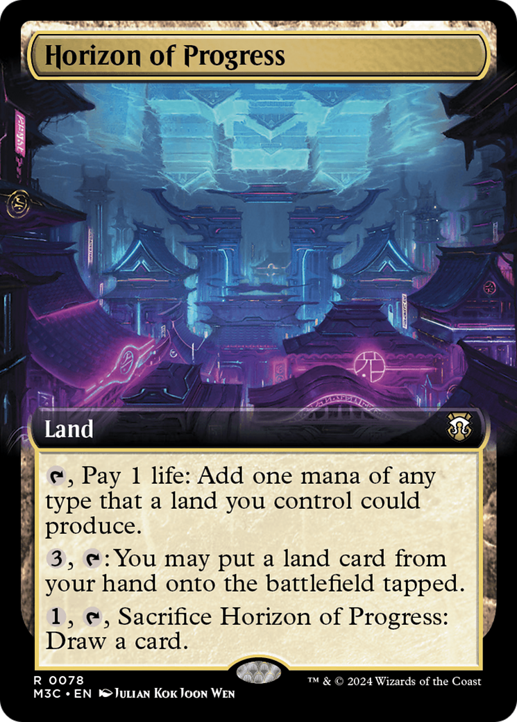 Horizon of Progress (Extended Art) [Modern Horizons 3 Commander] | Good Games Morley