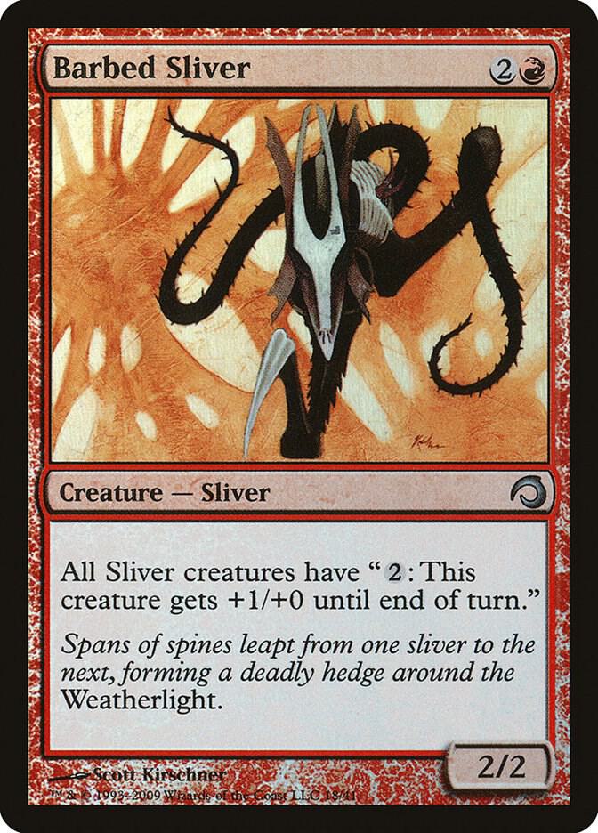 Barbed Sliver 18/41 (Premium Deck Series: Slivers)  - Foil | Good Games Morley