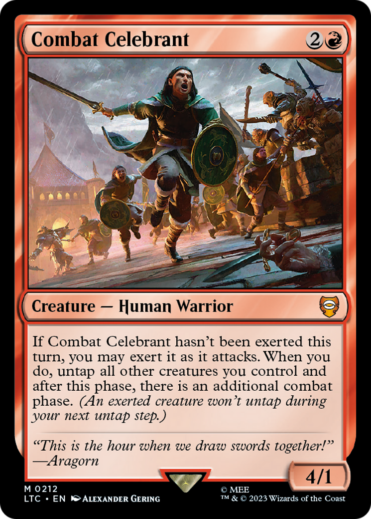 Combat Celebrant [The Lord of the Rings: Tales of Middle-Earth Commander] | Good Games Morley
