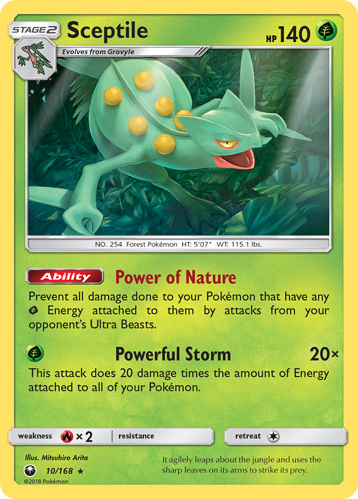 Sceptile (10/168) [Sun & Moon: Celestial Storm] | Good Games Morley
