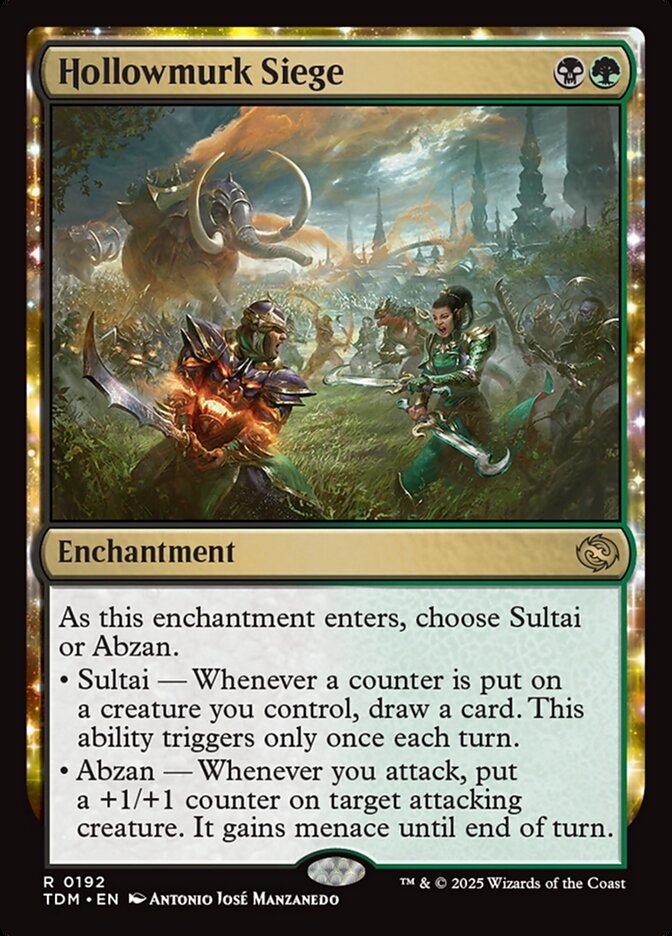 Hollowmurk Siege 192/291 (Tarkir: Dragonstorm)  - Foil | Good Games Morley